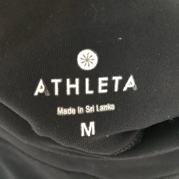 Athleta Chaturanga Black Capri Yoga Leggings - M - Picture 4 of 4